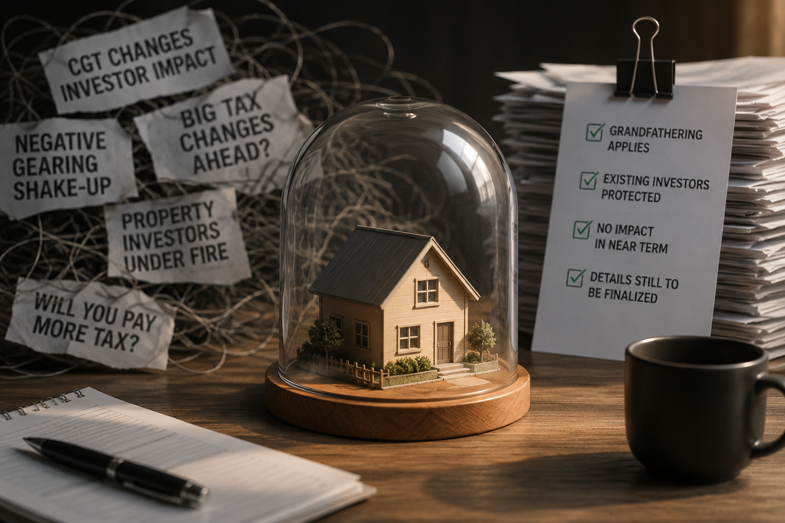 CGT and negative gearing changes 