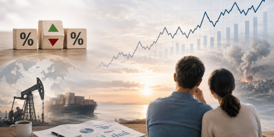 RBA rate pause reflected through Australian household caution, interest rate signals, housing pressure and share market resilience.